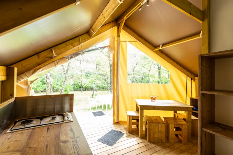 Tente Ecolodge 4 Pers. - 2 Ch. - Sans Sanitaire