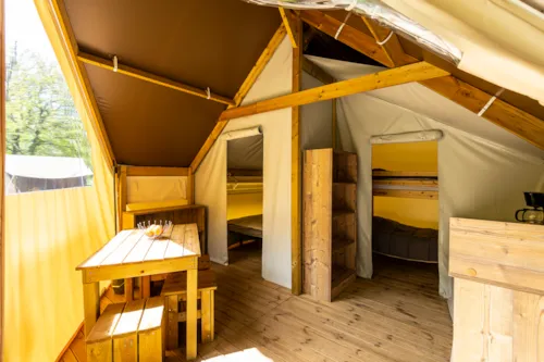 Accommodation - Ecolodge Tent - 2 Bedrooms - No Bathroom - image n°3 - Village Nature Zen