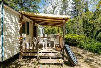 Mietunterkunft - Mobilheim Comfort 3 Zimmer - 6 Pax. - Klimatisiert - Village Nature Zen - Camping La Turelure