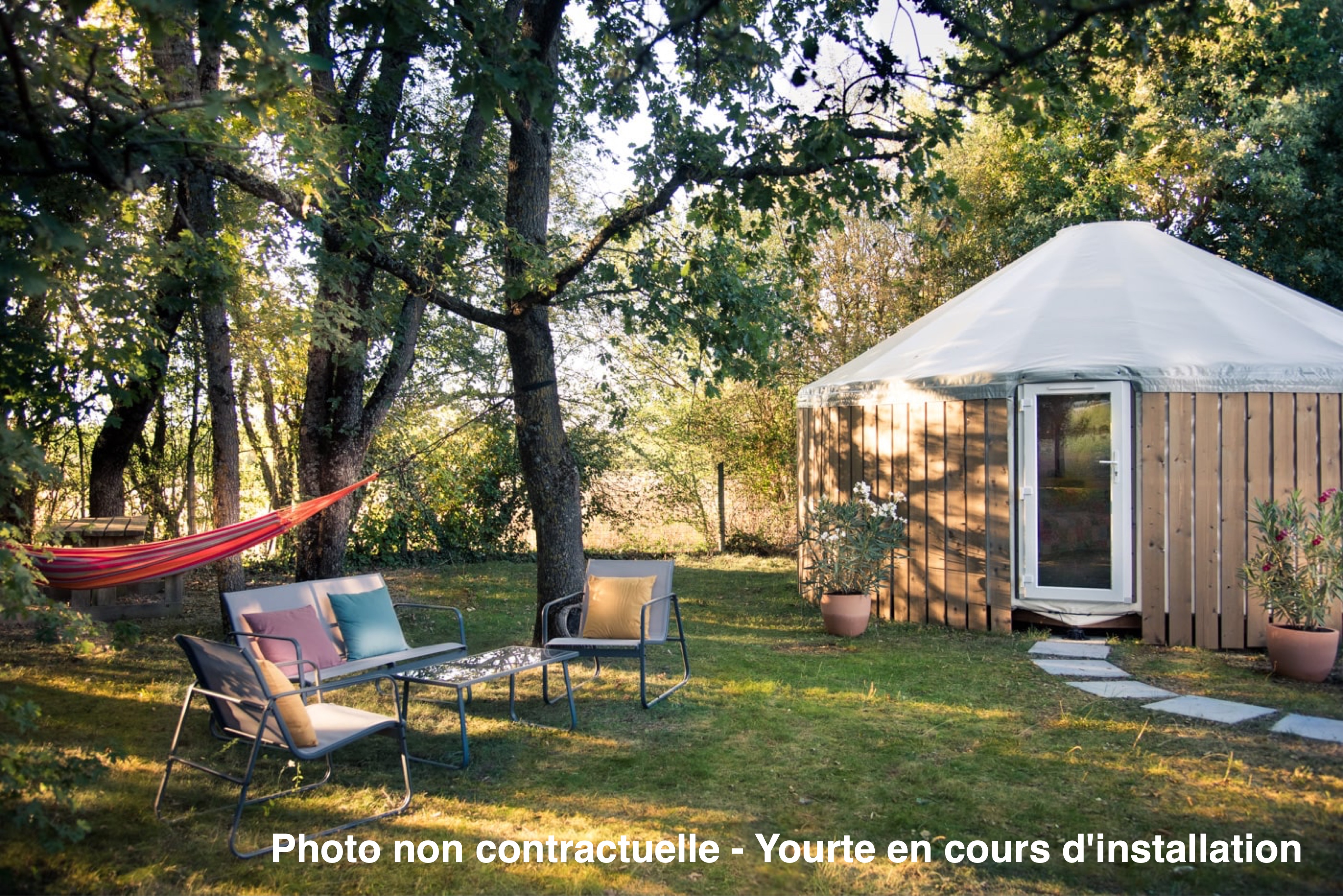 Location - Yourte Cocoon Duo 2 Pers. - 1 Ch.-Sans Sanitaire - Camping La Turelure