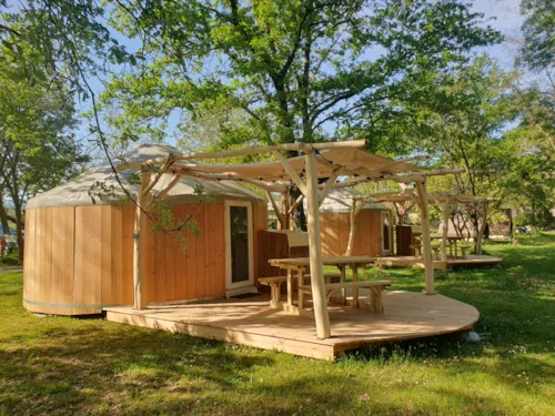 Mietunterkunft - Cocoon Duo-Jurte - 1 Schlafzimmer - Ohne Sanitäranlagen - image n°2 - Village Nature Zen