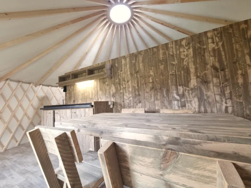 Yourte Harmonie 4 Pers. - 2 Ch. - Climatisé - Sans Sanitaire