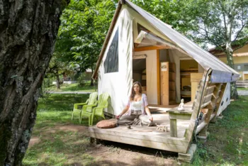 Location - Tente Ecolodge 4 Pers. - 2 Ch. - Sans Sanitaire - Village Nature Zen