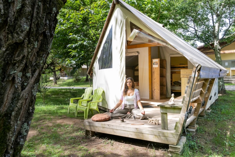 Ecolodge Zelte 4 pax. - 2 Zimmer- ohne Sanitäranlagen