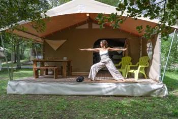 Location - Tentes Canada 5 Pers. - 2 Ch. - Sans Sanitaire - Village Nature Zen