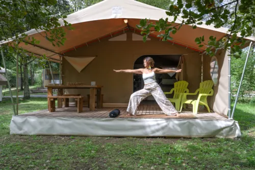 Mietunterkunft - Kanada-Zelte - 2 Schlafzimmer - Ohne Sanitäranlagen - image n°1 - Village Nature Zen