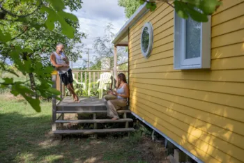 Location - Mobil Home Loggia 2Ch. - 4 Pers. - Terrasse Intégrée - Village Nature Zen