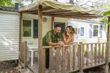 Location - Mobil Home Confort 3 Ch. - 6 Pers. - Climatisé - Village Nature Zen