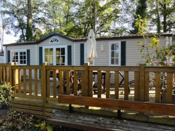 Mietunterkunft - Mobilheim Confort 3 Zimmer - Camping L'Etang de Sologne