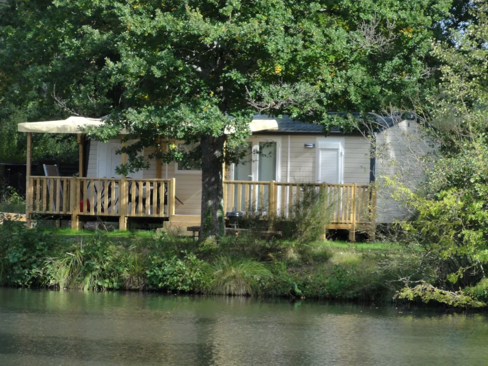 Location - Mobil Home Prestige 2 Chambres - 2 Salles De Bain 35M² - Camping L'Etang de Sologne