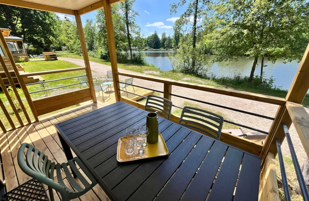 Location - Cottage Prestige Plus 2 Chambres - Camping L'Etang de Sologne