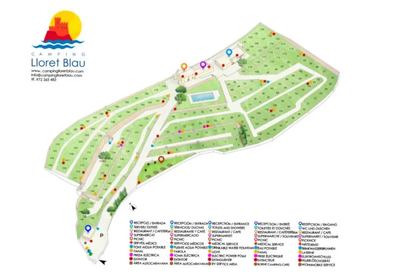 Emplacement + Caravane + Voiture