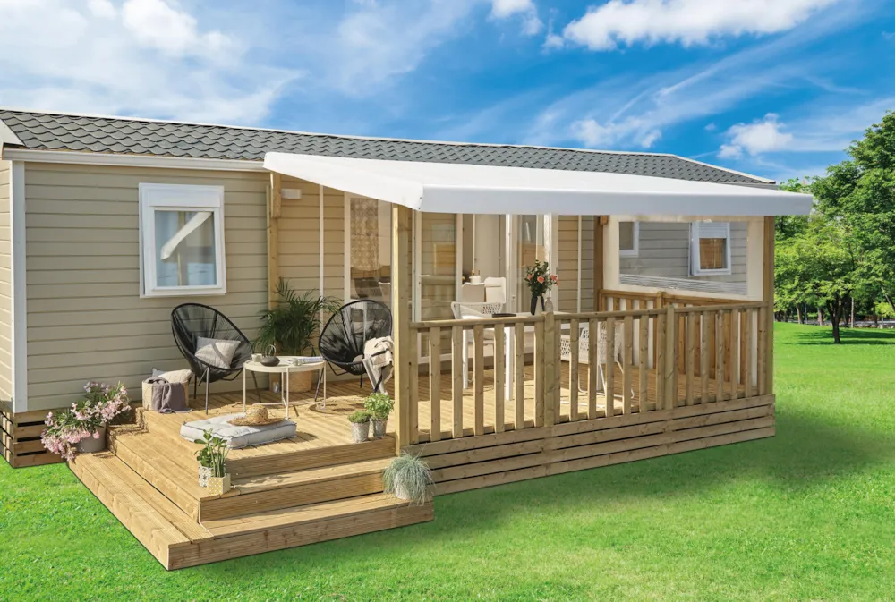 Location - Mobil Home Evo 29 - Camping Lloret Blau