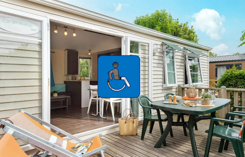 Location - Mobil-Home Confort - 2 Chambres - Pmr - ROMANEE Belle Henriette