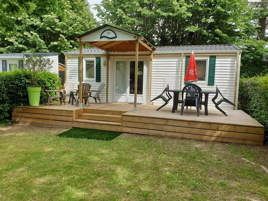 Location - Mobil Home Confort Irm - 2 Chambres - 25M² - - Camping le Moulin du Roy
