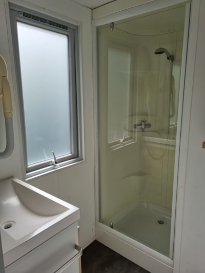 Mobil home Cottage Bois Confort - 2 bedrooms - A/C - 25m² -
