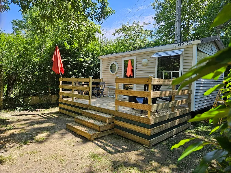 Location - Mobil-Home  O'hara 504 1 Chambre 2/3 Personnes Avec Clim - Camping le Moulin du Roy