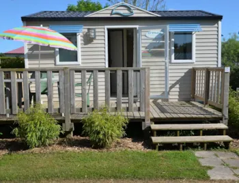 Location - Mobil Gamme Cosy Avec Television - Camping Les Logeries