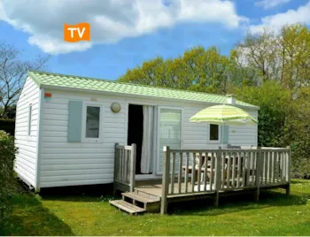 Location - Mobil Gamme Atlantis  Avec Television 2 Chambres - Camping Les Logeries
