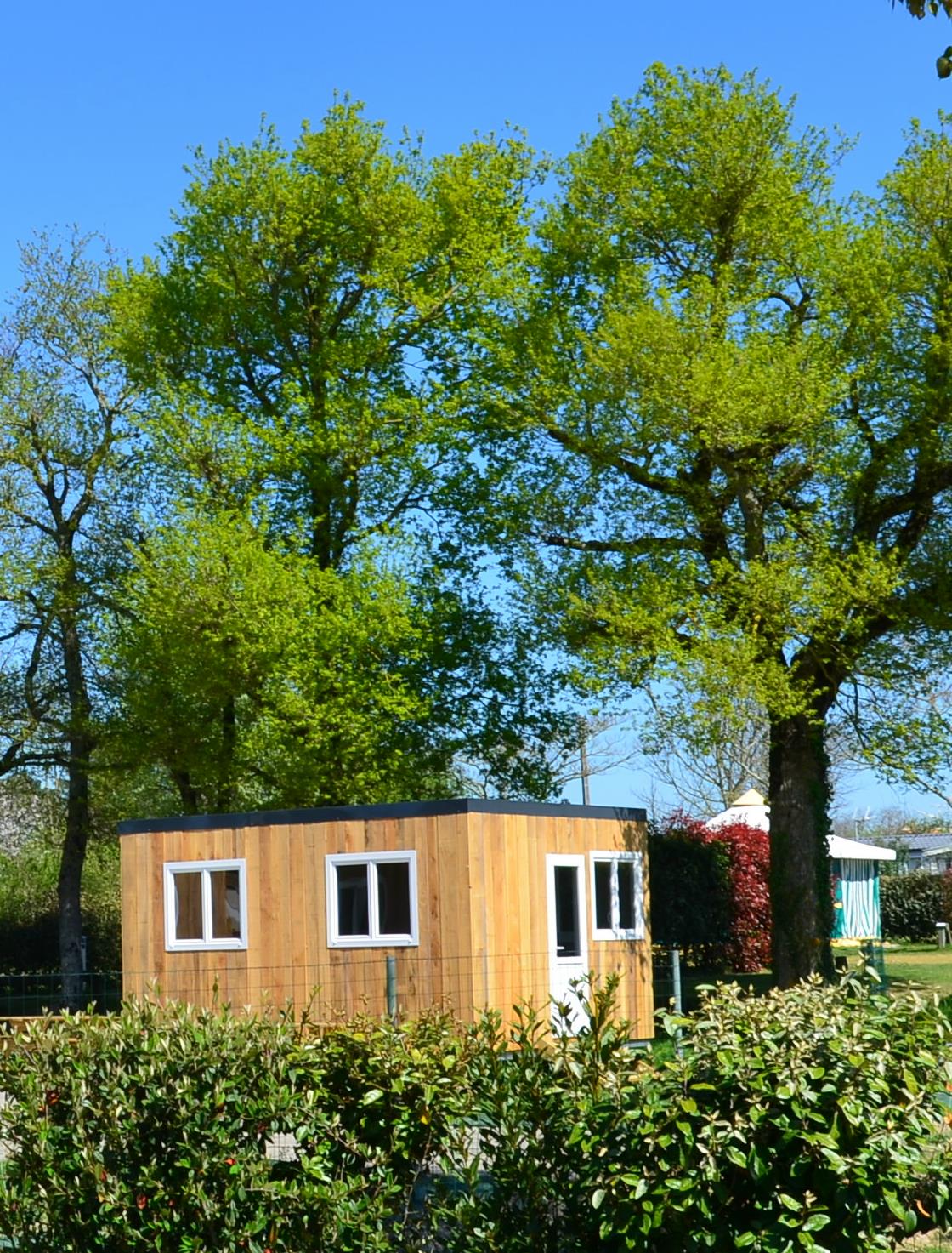 Accommodation - Caravane Tiny'house 2 Personnes - Camping Les Logeries