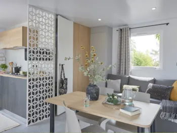 Location - Mobil-Home Grand-Large- 2 Chbres Avec Lave-Vaisselle, Espresso Et Télévision- Animal Non-Accepté - Camping Les Logeries