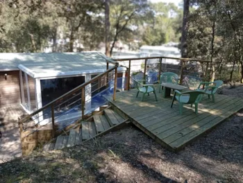 Mietunterkunft - Hütte 2 Schlafzimmer - Domaine des Pins