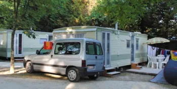 Mietunterkunft - Mobilheim Kaltes Wasser : 23 M² - 2 Zimmer - Camping Les Vignes