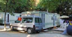 Huuraccommodatie(s) - Stacaravan Koud Water : 23 M² - 2 Kamers - Camping Les Vignes