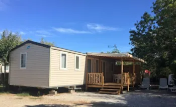 Mietunterkunft - Mobilheim Apollon 37  M² Klimaanlage + Tv + Spûhlmaschine + Wlan + Safe - Camping La Pépinière