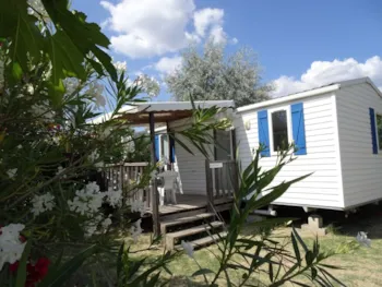 Mietunterkunft - Mobilheim Domino 2 Zimmer 25.2M² + Wifi - Camping La Pépinière