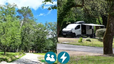 Pitch - Package Motor Home, Van + Electricity - Camping du Lac De Neufont