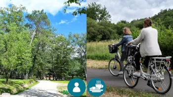 Stellplatz - Stellplatz Pauschale Wanderer Oder Radfahrer  + Frühstück - Camping du Lac De Neufont