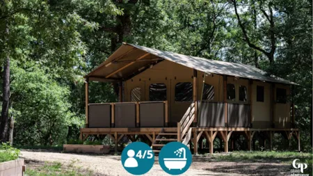 Accommodation - Tent Kenya With Bathroom - Camping du Lac De Neufont