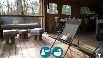 Tenda Kenya Con Bagno - Terrazza Aperta