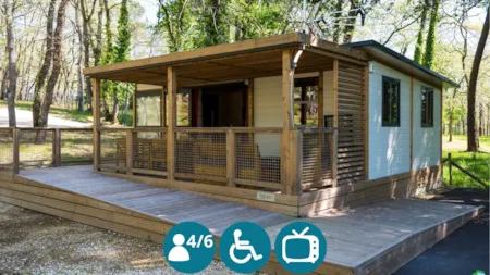 Accommodation - Chalet + Tv - Camping du Lac De Neufont
