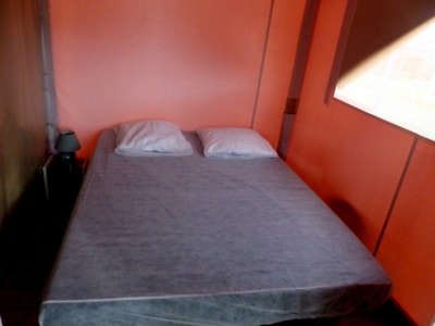 African lodge tent with sanitary facilities