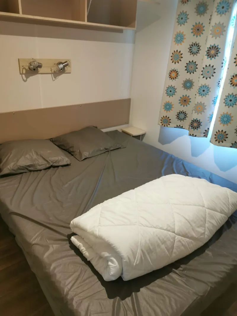 Mobil-Home Climatisé, 2 Chambres Jusqu'à 6 Personnes