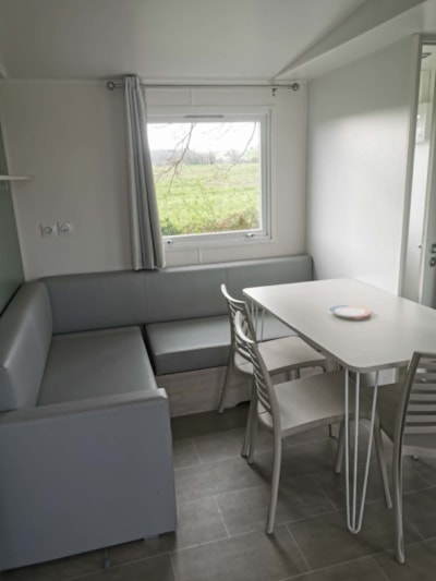 Mobil home climatisé, 2 chambres, 4 personnes