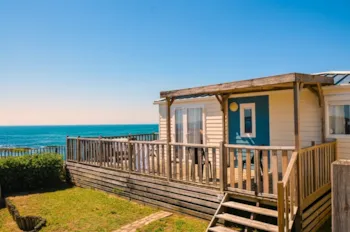 Mietunterkunft - Mobilheim 2 Schlafzimmer, 1 Badezimmer, Direkt Am Meer, 1. - Camping de La Falaise