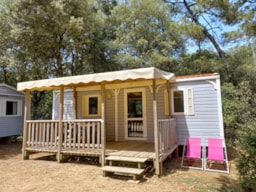 Accommodation - Mobile-Home 2 Bedrooms Essentiel - Camping Parfums d'été