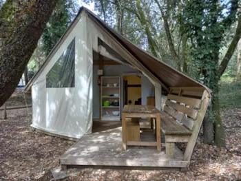 Mietunterkunft - Lodge Mit 2 Schlafzimmern Essentiel - Camping Parfums d'été
