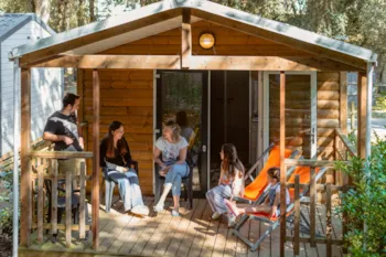 Mietunterkunft - Mobilheim Loggia 2 Zimmer Komfort - Camping Parfums d'été