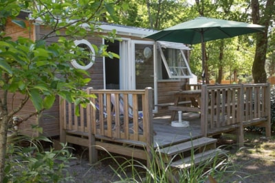 Mobil-home PREMIUM+ with a double room and Terrace -  21 m²