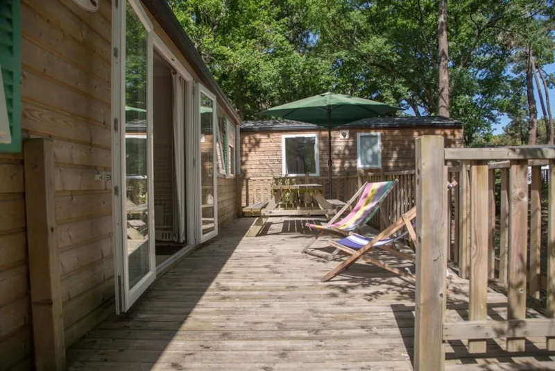 Mobil-Home Eden 38 M²- 3 Chambres 2 Salles De Bain Terrasse Découverte