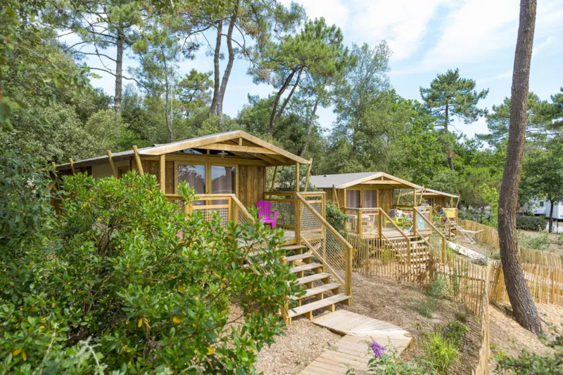 Ecolodge Sweet Sur Pilotis Premium 43 M² (2 Chambres) Dont Terrasse Semi-Couverte