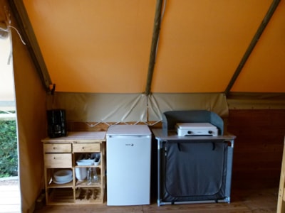 Wooden cabin AMAZONE - 2 Bedrooms - No bathroom - Terrace - 24 m²