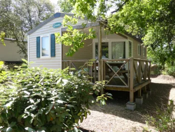 Mietunterkunft - Mobilheim Confort+ (2 Zimmer) - Überdachte Terrasse - 32 M² - Camping Paradis des Pins - Soulac
