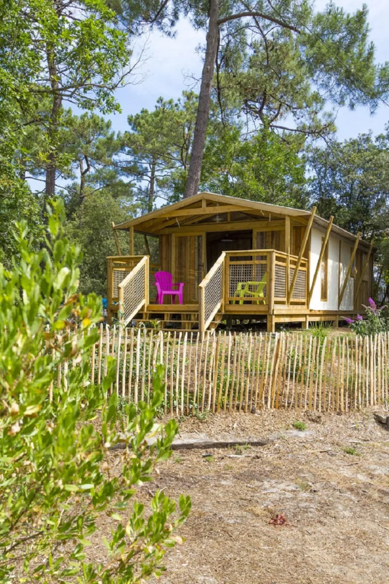 Ecolodge Sweet Sur Pilotis Premium 43 M² (2 Chambres) Dont Terrasse Semi-Couverte