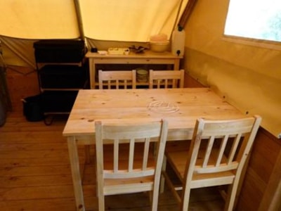 Wooden cabin AMAZONE - 2 Bedrooms - No bathroom - Terrace - 24 m²