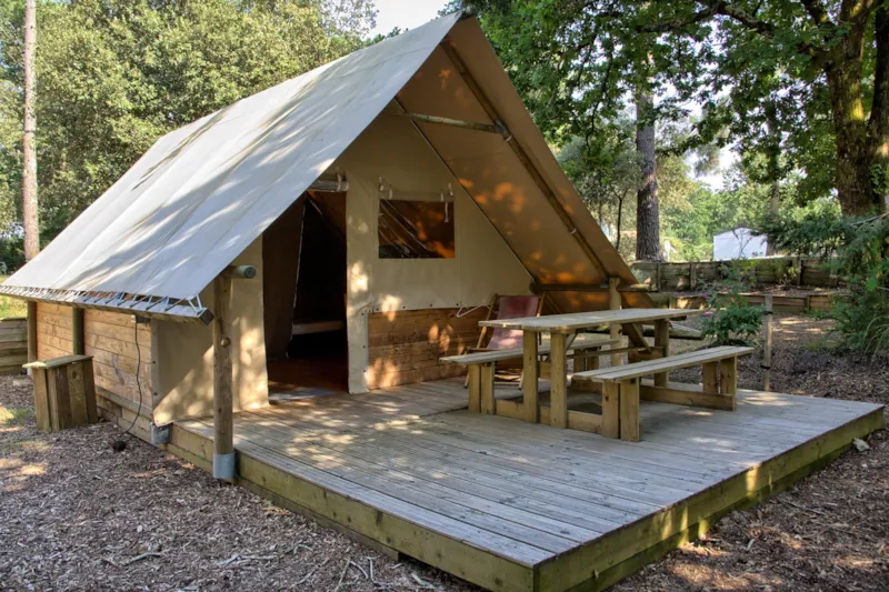 Cabane Confort Amazone 2 Chambres & Terrasse Découverte - 24 M²